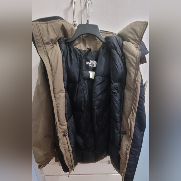 VTG North Face Jacket Men's Puffer Nylon Down Parka Jacket/Coat Hooded • M-XL - Picture 4 of 9